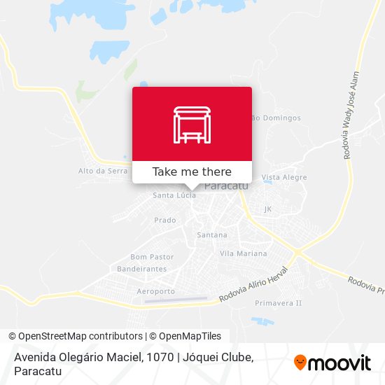 Mapa Avenida Olegário Maciel, 1070 | Jóquei Clube