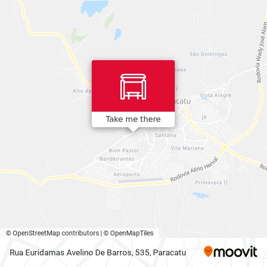 Rua Euridamas Avelino De Barros, 535 map