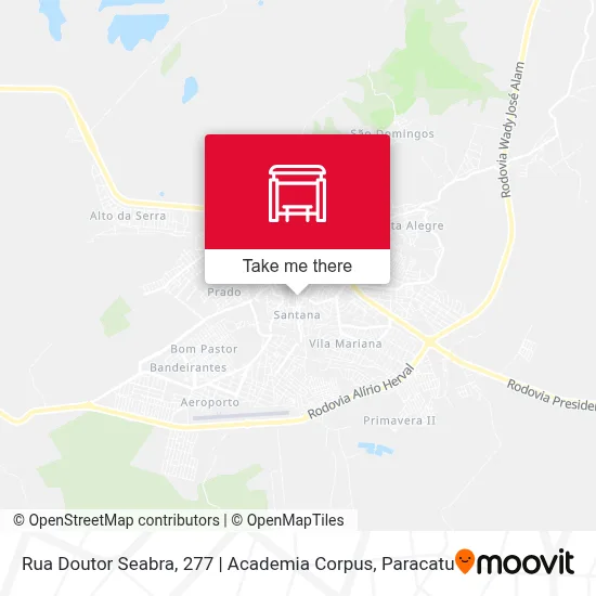 Rua Doutor Seabra, 277 | Academia Corpus map