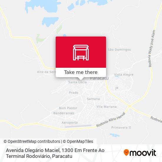 Mapa Avenida Olegário Maciel, 1300 Em Frente Ao Terminal Rodoviário