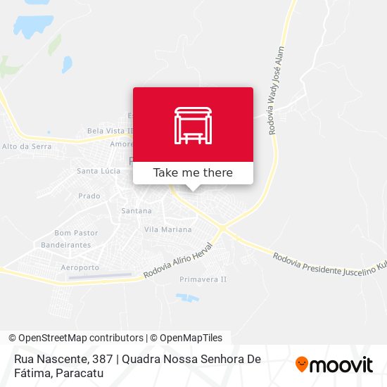 Rua Nascente, 387 | Quadra Nossa Senhora De Fátima map