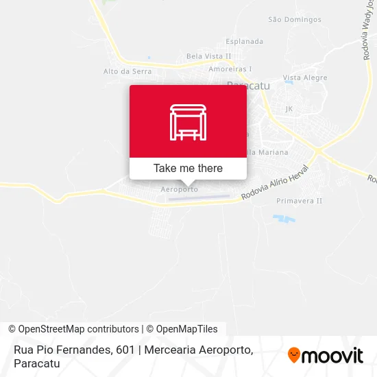 Rua Pio Fernandes, 601 | Mercearia Aeroporto map