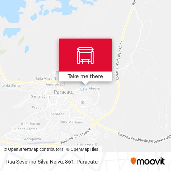 Rua Severino Silva Neiva, 861 map