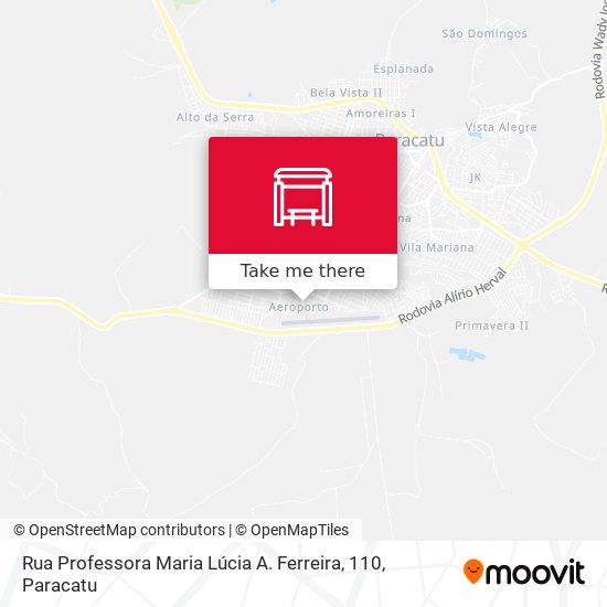 Mapa Rua Professora Maria Lúcia A. Ferreira, 110