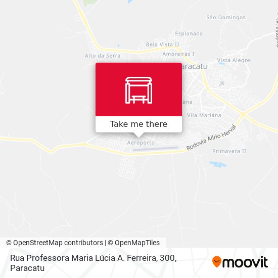 Mapa Rua Professora Maria Lúcia A. Ferreira, 300