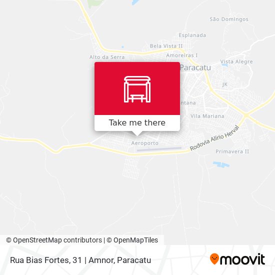 Rua Bias Fortes, 31 | Amnor map