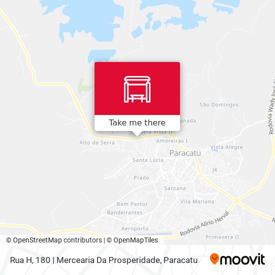 Rua H, 180 | Mercearia Da Prosperidade map