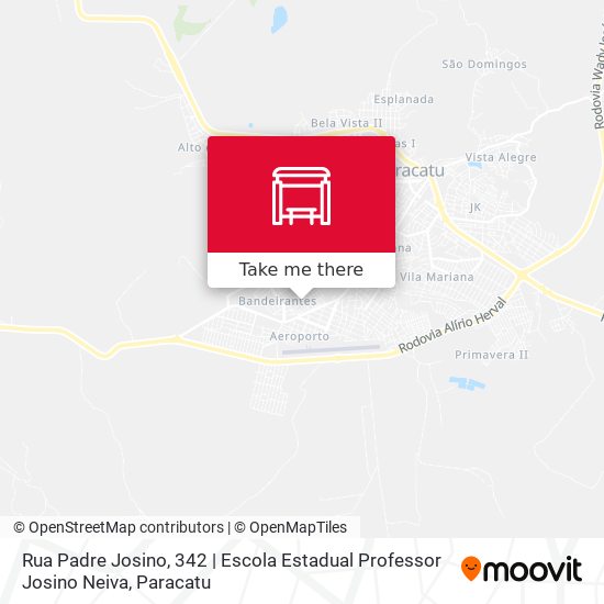 Rua Padre Josino, 342 | Escola Estadual Professor Josino Neiva map