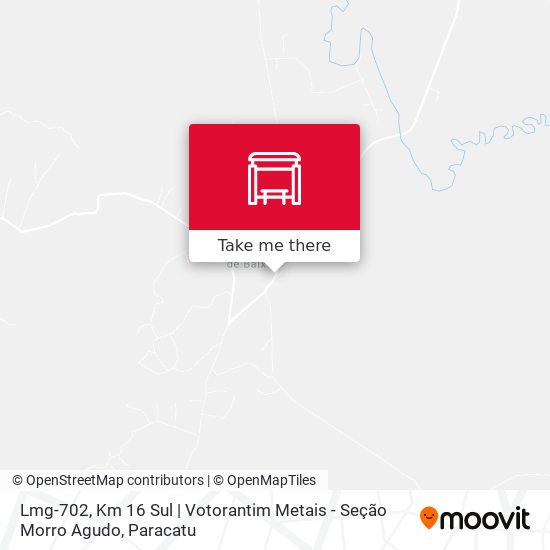 Mapa Lmg-702, Km 16 Sul | Votorantim Metais - Seção Morro Agudo