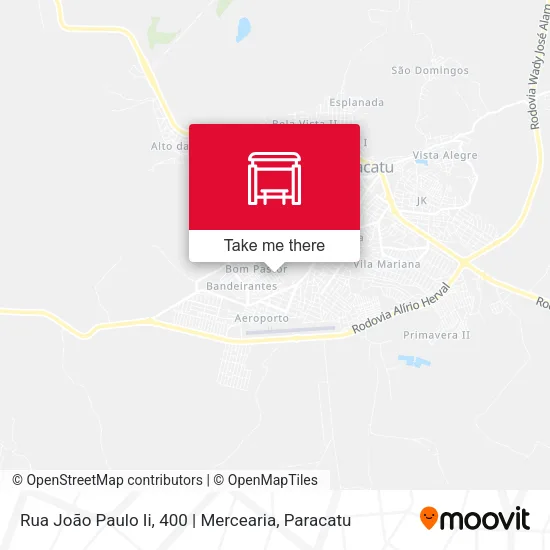 Rua João Paulo Ii, 400 | Mercearia map