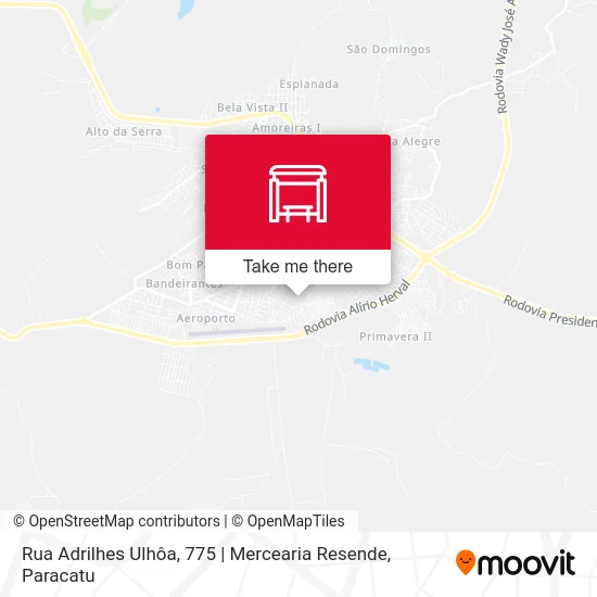 Rua Adrilhes Ulhôa, 775 | Mercearia Resende map