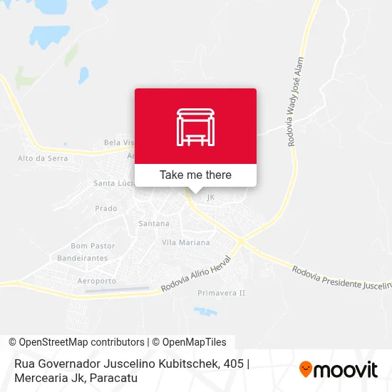 Rua Governador Juscelino Kubitschek, 405 | Mercearia Jk map