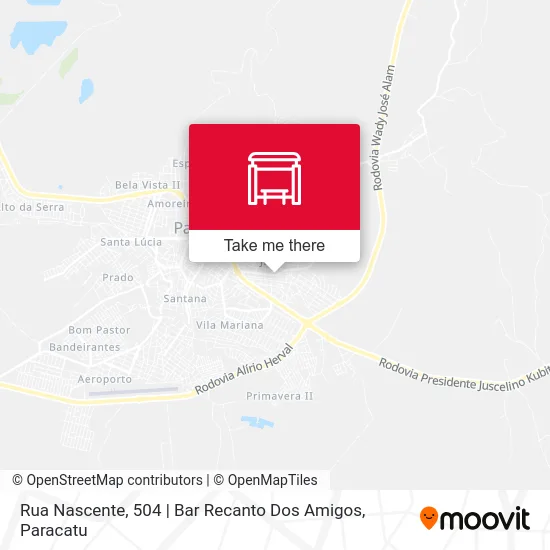 Rua Nascente, 504 | Bar Recanto Dos Amigos map