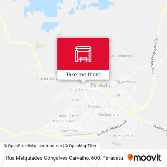 Rua Melquíades Gonçalves Carvalho, 600 map