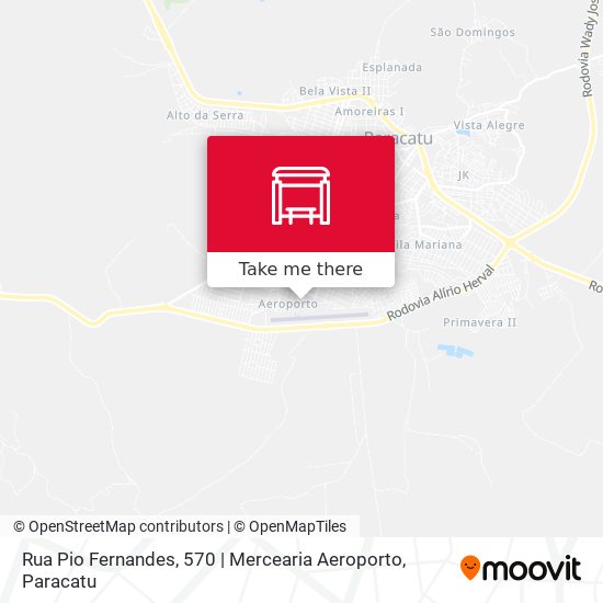 Mapa Rua Pio Fernandes, 570 | Mercearia Aeroporto