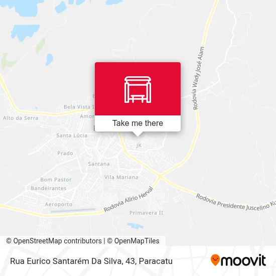 Rua Eurico Santarém Da Silva, 43 map