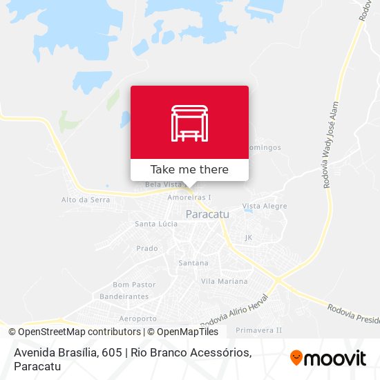 Mapa Avenida Brasília, 605 | Rio Branco Acessórios