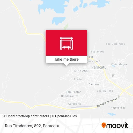 Rua Tiradentes, 892 map