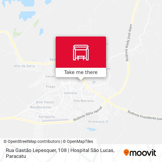 Rua Gastão Lepesquer, 108 | Hospital São Lucas map