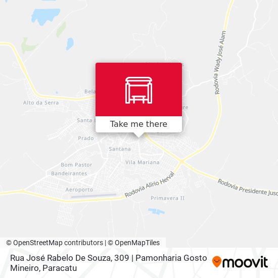 Rua José Rabelo De Souza, 309 | Pamonharia Gosto Mineiro map