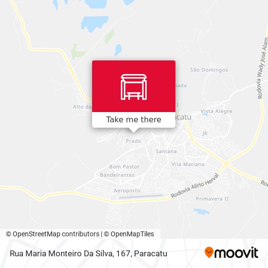 Rua Maria Monteiro Da Silva, 167 map