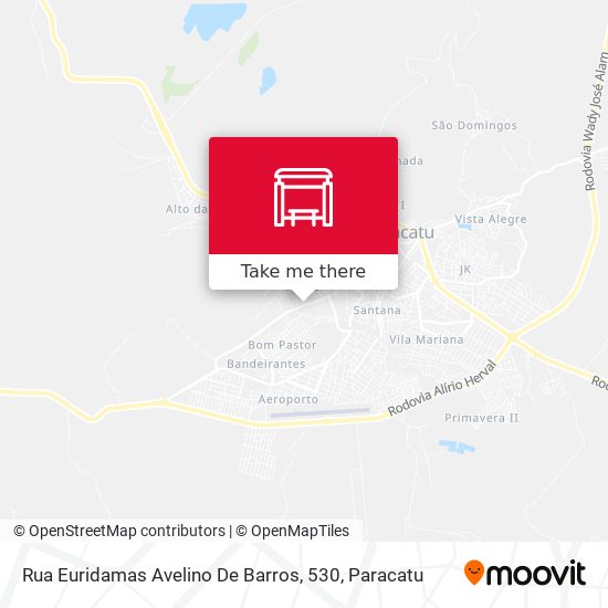 Rua Euridamas Avelino De Barros, 530 map