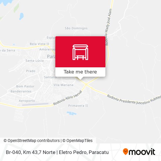 Br-040, Km 43,7 Norte | Eletro Pedro map