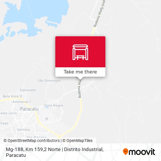 Mg-188, Km 159,2 Norte | Distrito Industrial map