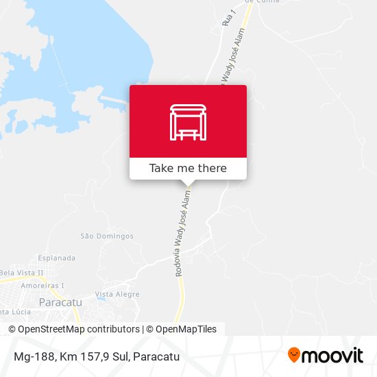 Mg-188, Km 157,9 Sul map