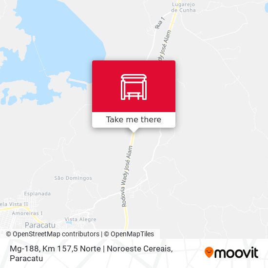 Mg-188, Km 157,5 Norte | Noroeste Cereais map