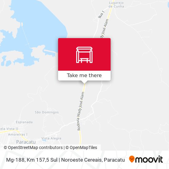 Mg-188, Km 157,5 Sul | Noroeste Cereais map