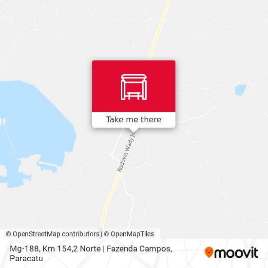 Mapa Mg-188, Km 154,2 Norte | Fazenda Campos