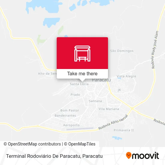Terminal Rodoviário De Paracatu map