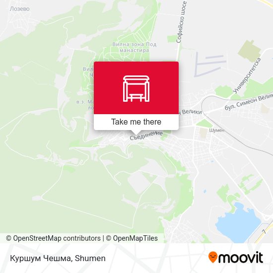 Карта Куршум Чешма