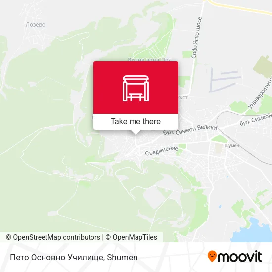 Карта Пето Основно Училище
