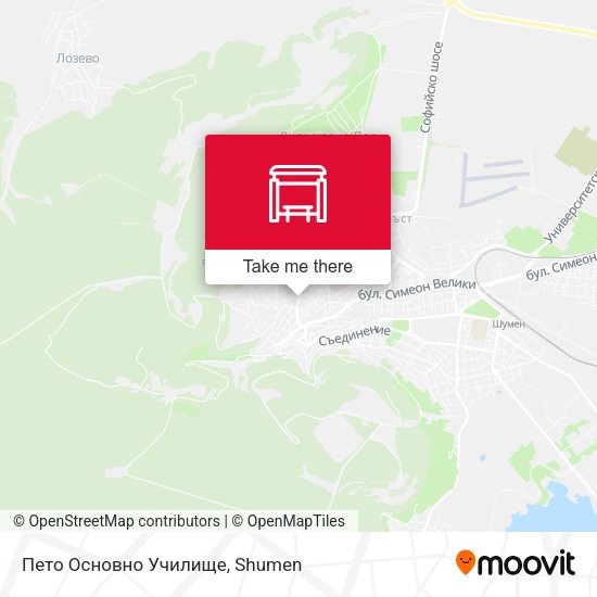 Карта Пето Основно Училище