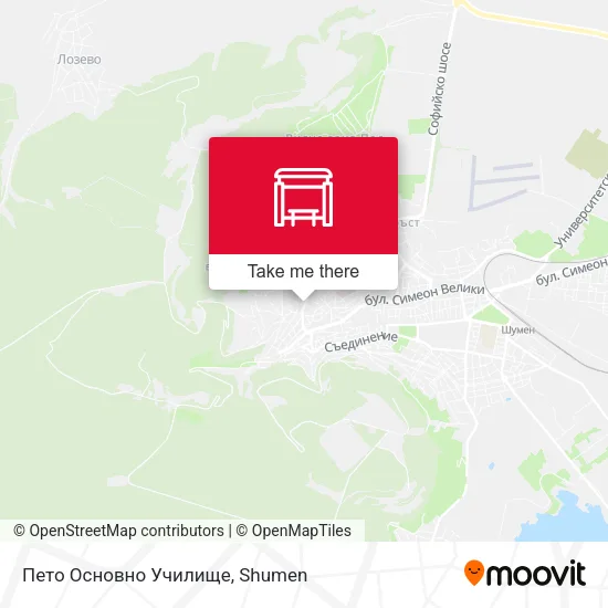 Карта Пето Основно Училище
