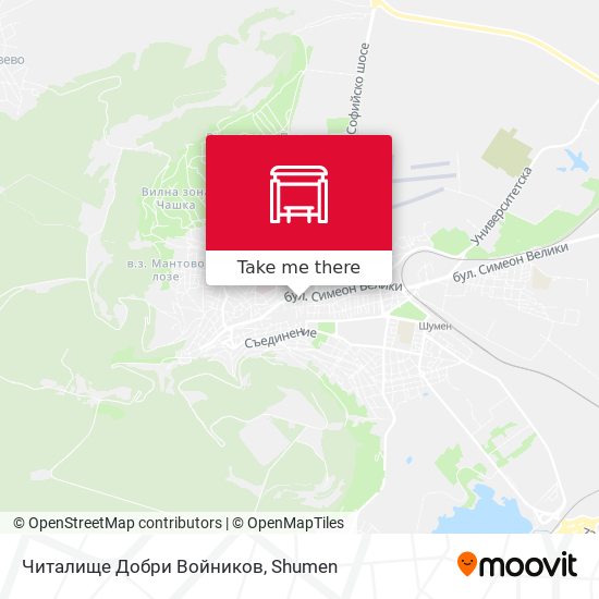 Читалище Добри Войников map
