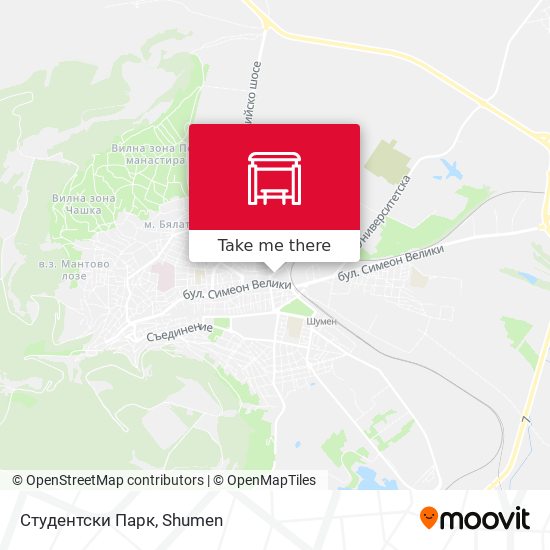 Студентски Парк map