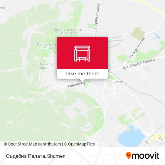 Съдебна Палата map