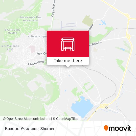 Базово Училище map