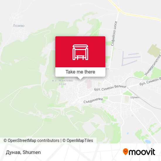 Карта Дунав