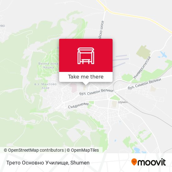 Трето Основно Училище map