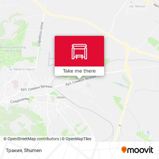 Тракия map