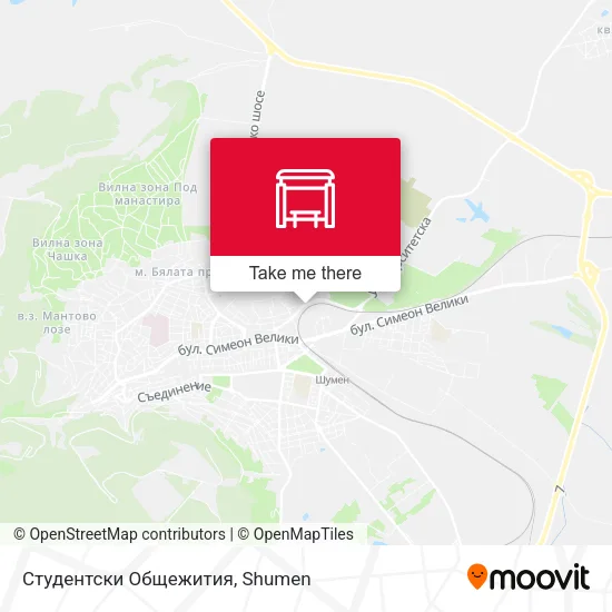 Карта Студентски Общежития
