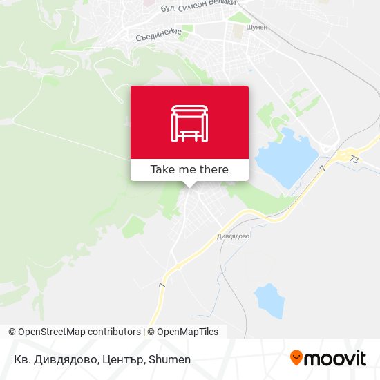 Кв. Дивдядово, Център map