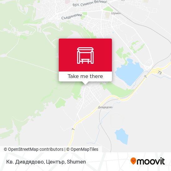 Кв. Дивдядово, Център map
