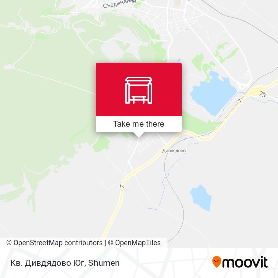 Карта Кв. Дивдядово Юг