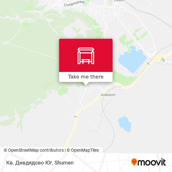Кв. Дивдядово Юг map