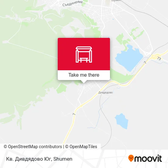 Карта Кв. Дивдядово Юг